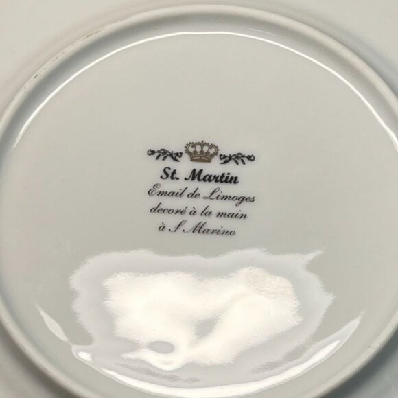 Email de Limoges St. Martin Casa Reale DItalia Plate With Royal Crown Design - Picture 5 of 6